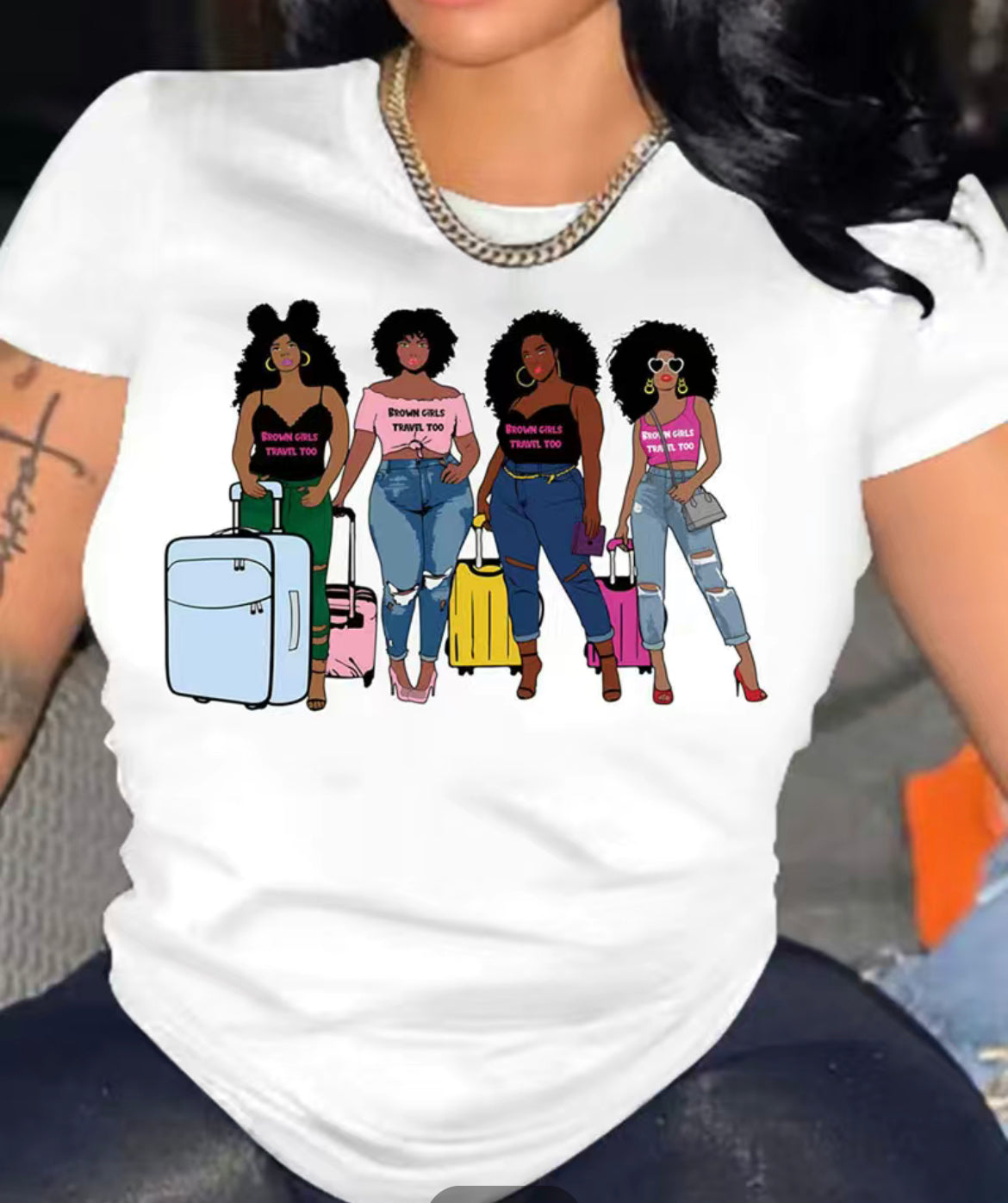 Travel Sistas (white)