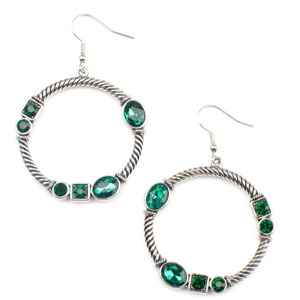 Glamorous Garland (green/silver)