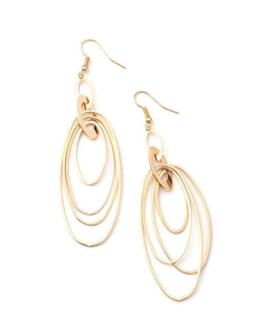 Oval The Moon (gold)