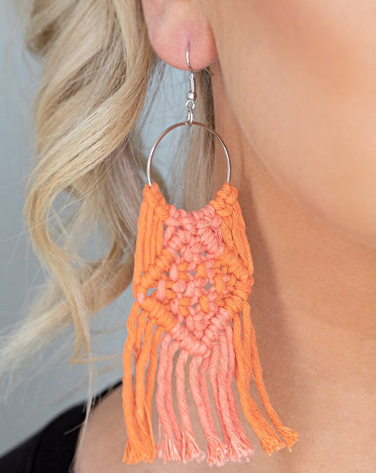 Macrame Rainbow (Orange)