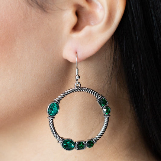 Glamorous Garland (green/silver)