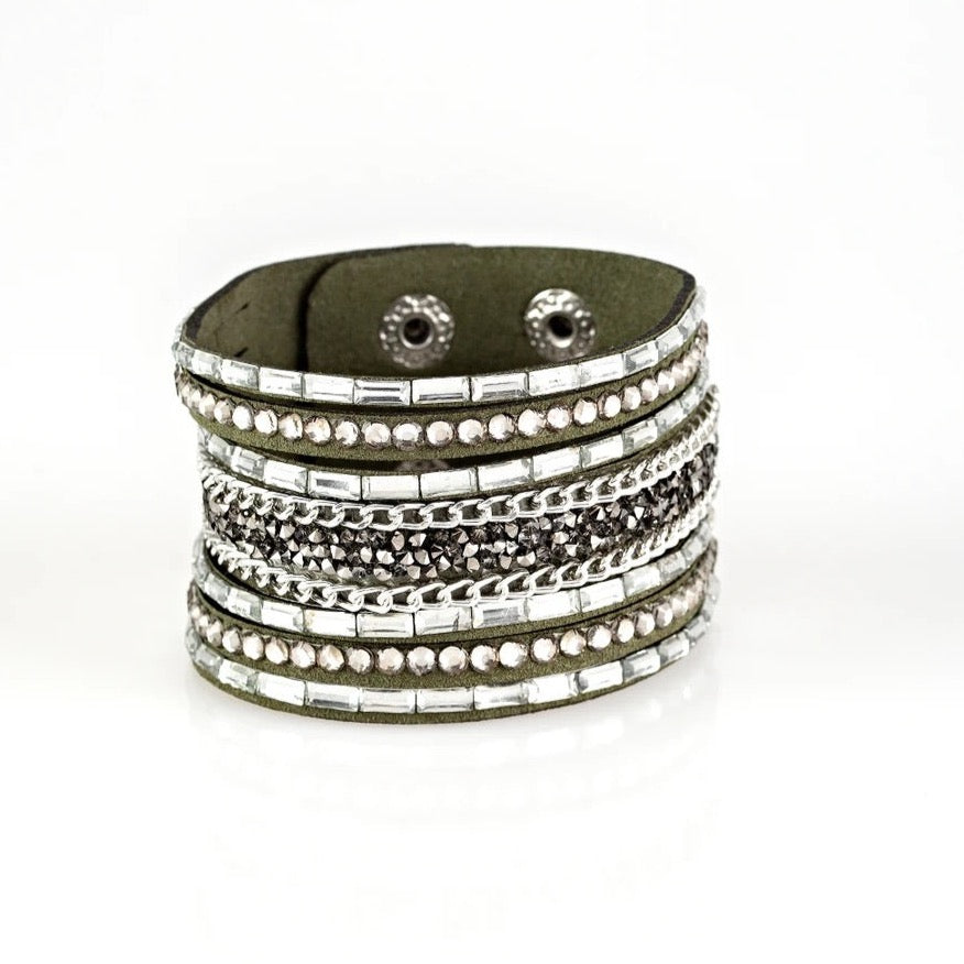Rhinestone Rumble (green)